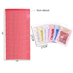 2 Pack Party Glitter Curtain Backdrop Decorations Silver Rose Gold Laser Party Curtain for Birthday Wedding Party Background