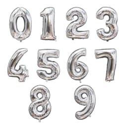 16 32 40 Inch Air Number Large Figures Foil Balloons Happy Birthday Wedding Party Decorations Baby Shower Globos