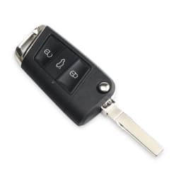 KEYYOU For Volkswagen VW Polo Passat B5 Golf MK5 Beetle Modified Flip Remote Key Shell Fob 3 Buttons Replacement Car Key Cover