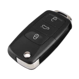 KEYYOU For Volkswagen VW Polo Passat B5 Golf MK5 Beetle Modified Flip Remote Key Shell Fob 3 Buttons Replacement Car Key Cover