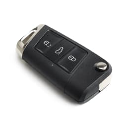 KEYYOU For Volkswagen VW Polo Passat B5 Golf MK5 Beetle Modified Flip Remote Key Shell Fob 3 Buttons Replacement Car Key Cover