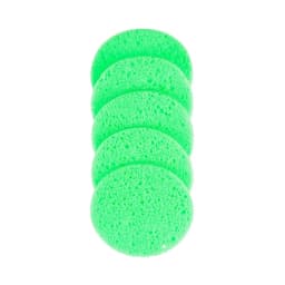 5/10pcs 6/7/8/9cm Face Round Makeup Remover Tool Natural Wood Pulp Sponge Cellulose Compress Cosmetic Puff Facial Washing Sponge