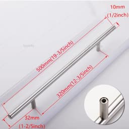 Apstelle Black Golden Cupboard Handle Brushed Stainless Steel Kitchen Cabinet Door Knob Furniture Drawer Pulls Bar Handle