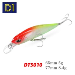 D1 Suspending Minnow Fishing Lure 65mm 5g 77mm 8.4g Hover Fry Wobblers Hard Bait Jerkbait Fishing Tackle For Bass Pike
