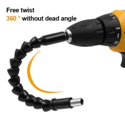 Flexible Shaft Extension Screwdriver Bit Holder for Electronic Drill Multiple Lengths Available 195mm 250mm 295mm