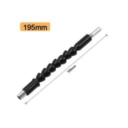 Flexible Shaft Extension Screwdriver Bit Holder for Electronic Drill Multiple Lengths Available 195mm 250mm 295mm