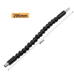 Flexible Shaft Extension Screwdriver Bit Holder for Electronic Drill Multiple Lengths Available 195mm 250mm 295mm
