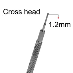 0.6-2.0mm Precision Screwdriver Watch Jewelry Repair Tool Set Stainless Steel Flat Cross Screwdrivers for Watchmaker Jeweler