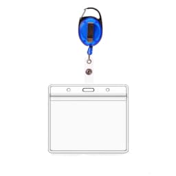 Transparent Card Holder Nurse Retractable Badge Reel Clip Business Card Holde Work Lanyard ID Name Card Cover Case Accessories
