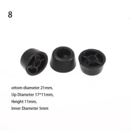 10pcs New 13 Styles DIY Craft Black Bag Replacement Luggage Feet Pads Suitcase Stand Feet Plastic Stud
