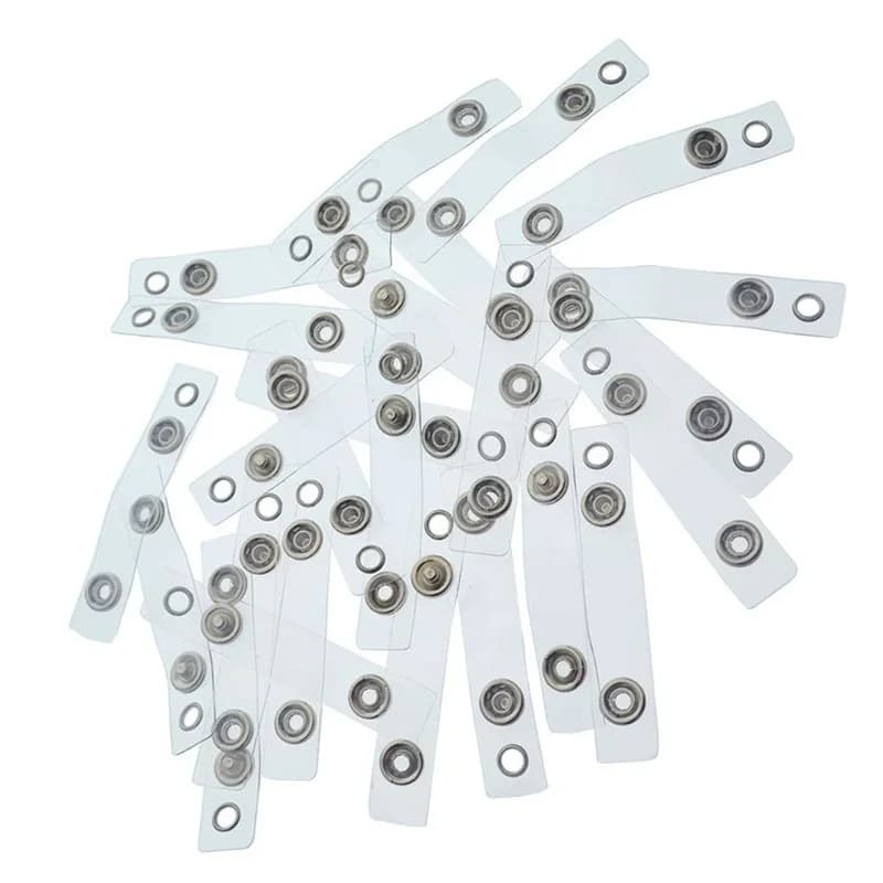 5Pcs/lot High Quality Transparent Clear ID Card Holder Lanyard Name Card Keychains Badge Holder Accessories Credential Holder