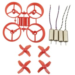 JJRC H36 Eachine E010 Furibee F36 DIY Mini RC Drone 65mm Wheelbase Frame Kit W/ Propeller 4Pcs 615 Motors Red Black White