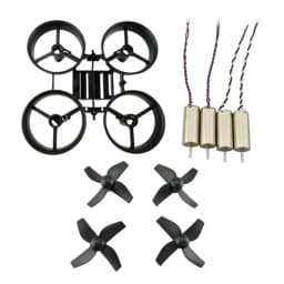 JJRC H36 Eachine E010 Furibee F36 DIY Mini RC Drone 65mm Wheelbase Frame Kit W/ Propeller 4Pcs 615 Motors Red Black White