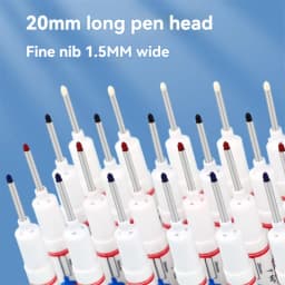 5-8Pcs/Set 20mm Deep Hole Long Nib Head Markers for Woodworking Decoration Waterproof Multi-Purpose Metal Perforating Paint Pen