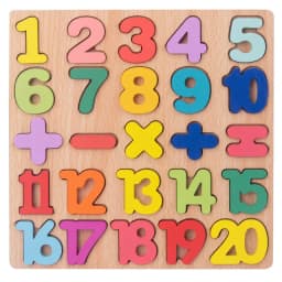 Montessori Toys Wooden Block Puzzle Children Toys Geometric Shape Color Sorter Block Toddler Sorting Math Bricks Stacking Toys