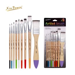 Nylon Brush Set, Art Supplies, Beginner Art Wall Painting, Watercolor, Oil Painting, Acrylic Paint Board Brush Tools