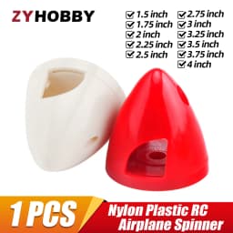 1Pc Nylon Plastic RC Airplane Prop Propeller Spinner Red / White 1.5" /1.75" / 2" / 2.25"/ 3"/ 3.25" / 3.5" /3.75" / 4"inch
