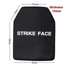NIJ Level III Pure PE Board 25X30CM Level 3 Board Tactical Insertion Board Backpack Deck Defense Shield