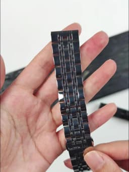 Solid Stainless Steel Band 18mm 20mm 22mm Universal Smartwatch Replacement Strap Bracelet Men Business Watchband Belt