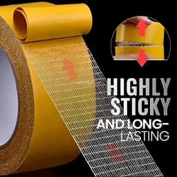 Extra Powerful Double Sided Adhesive Super Strong Double Sided Tape Non-slip Waterproof Translucent Mesh Tape Kitchen Bathroom