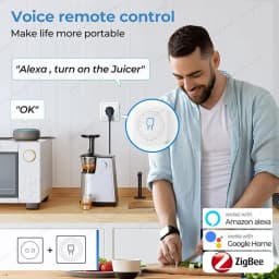 ZigBee Smart Mini Smart Light Switch 1/2CH Breaker Relay 16A 2 Way Control Smart Life APP Voice Control For Tuya Alexa Google