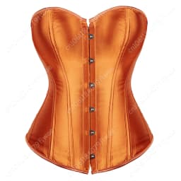 Silver Gold Corsets for Women Steampunk Gothic Corset Bustier with Zipper Plus Size Vintage Style Corset Top Burlesque Lingerie