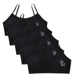 5PCS/Lot Teeange Girls Small Training Bras Purbery School Girl Sports Bra Children Detachable Chest Pad Underwear Kids Tube Tops