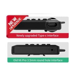 EJEAS V6 PRO+ Motorcycle Helmet Headset Earphone Microphone Speaker Type-C with New Style Mounting Clip Double-Sided Tape Gift