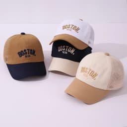 Baby Mesh Baseball Cap Kids Summer Sun Hat Letter Peaked Hats 1-3year Boys Girls Hollow Breathable Sunscreen Caps Children Visor