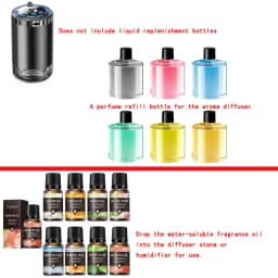 Car Air Freshener, Car Electric Air Diffuser Aroma,Car Air Vent Essential Oil Mist Humidifier Fragrance Diffuser Auto Tools