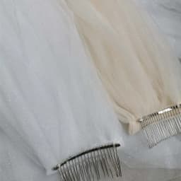 Bling Two Layers Bridal 3.5M Long Wedding Veils Luxury Shiny Glitter Tulle Bride Mesh Veil with Comb Mariage Accessories