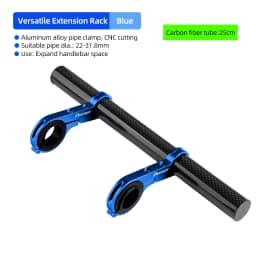 10/20/25/30cm Bicycle Handlebar Extended Bracket Bike Headlight Mount Bar Computer Holder Lamp Support Rack Alloy Fiber Stand