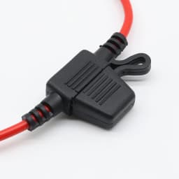 2pcs Waterproof Mini Small Medium In-Line Auto Fuse Holder 16AWG + 2pcs Fuse Inserts 2A 3A 5A 7.5A 10A 15A 20A 25A 30A 35A 40A