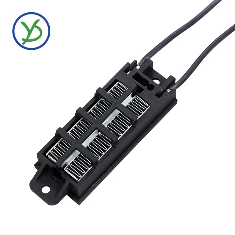 12V~220V 50W~200W Incubator Heater Thermostatic PTC Heater Ceramic Air Heater Conductive Type Heating Element 54B2-Z 92*31mm