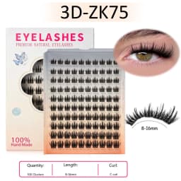 DIY Clusters Lash 10-18mm(Mix) Fluffy Lash Clusters for Self Application Makeup Individual Eyelash Extensions Natural Look