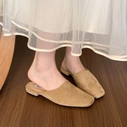 Bailamos Brand Women Slippers Square-toed Muller Shoes Lady Luxury Low Heel Outdoor Slippers Summer Fashion All-Match Slides