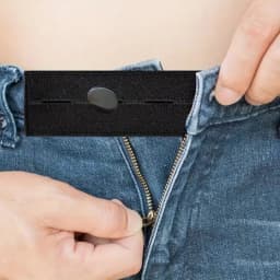 5pcs Pant Extender Belt Unisex Waist Band Tight Trousers Jeans Skirts Maternity Button Hooks Garment DIY Sewing Supplies