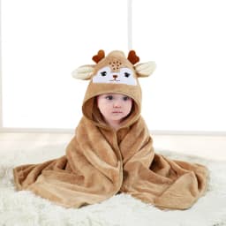 Baby Bath Towel Cartoon Infant Swaddle Kids Bathrobe Fleece Blanket Warm Sleeping Swaddle Wrap for New Born Boys Girls
