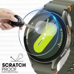 1-5Pcs Tempered Glasss For Samsung Galaxy Watch 8Classic 8 7 40MM 44MM 47MM Ultra Clear Screen Protectors Films Easy to Install