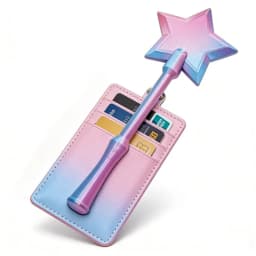3D Printed Wand Tap To Pay Star Payment Stick Magic Credit Card Pay Props Wand for Card Credit Card Holder Gift for Childfren