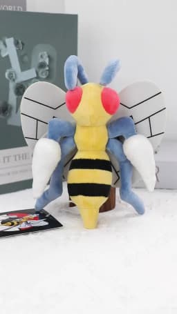 Pokemon Shiny Caterpie Butterfree Beedrill Plush Toys Kawaii Butterfree Ball Scizor Stuffed Animals Soft Peluche Dolls Gifts Kid