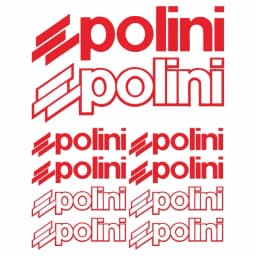 1SET Polini Style Multi-color Waterproof Vinyl Sticker Set Decals for Motorcycle Scooter Car Engine Decor
