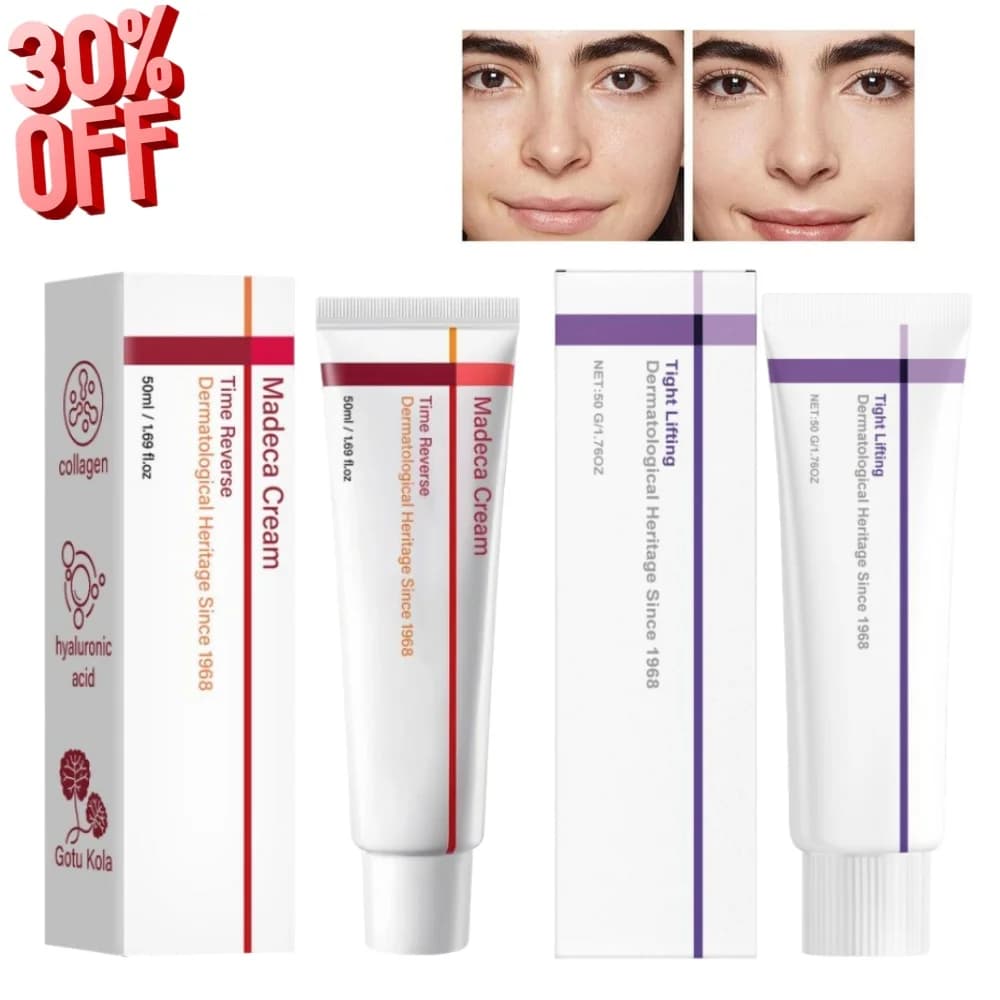 Korean Madeca Moisturizing Cream Collagen Hyaluronic Acid Gotu Kola Deep Hydration Reduces Fine Lines Time Anti Aging Cream 50ml