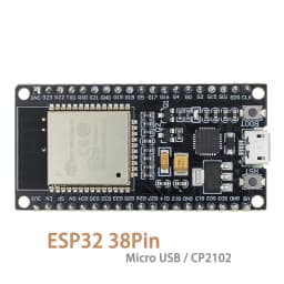 ESP32-WROOM-32U DevKitC WiFi Bluetooth IoT Development Board with 2.4G Antenna & Arduino+ Compatible for Wireless Programming