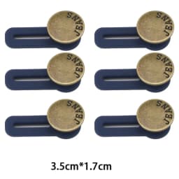 6PCS Jeans and Pants Button Waist Adjustment for DIY Pants Jeans Free Sewing Waist Extenders Buttons for Women and Men NK004
