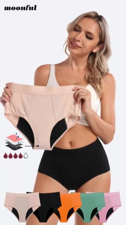 3PCS/Lot Menstrual Panties Woman Very Abundant Flow Menstruation Underwear High Waist Leak Proof Period Panties for Girls Set
