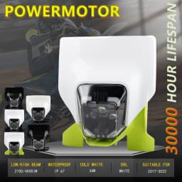 Motorcycle Headlight LED Wick For Husqvarna 701 TE 250 300 450 FC FE TC 125 300i Headlamp Dirt Bike Motocross Accessories Enduro