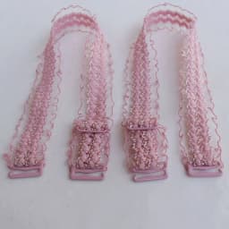 Adjustable Lace Underwear Shoulder Straps Women Elastic Stretch Bra Non-slip Mesh Hollowed Flower Shoulder Straps Accessories