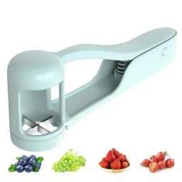 Tomato Slicer Cutter Grape Tools Cherry Fruit SaladSplitter Artifact for Toddlers Small KitchenAccessories CutGadget for Baby