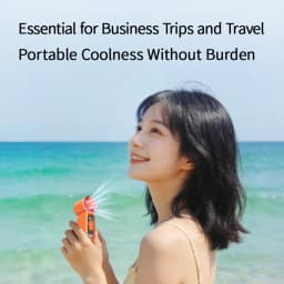 Best Selling Summer Super Mini Rechargeable Handheld High Speed Fan Powerful Wind Ultra-Quiet Fan Digital Display